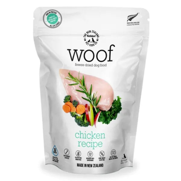 Woof Chicken Freeze Dried Raw Food For Dogs