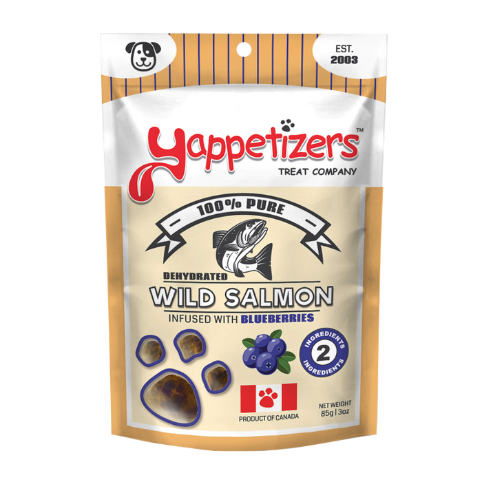 Yappetizers Salmon & BlueBerries Dehydrated Treat