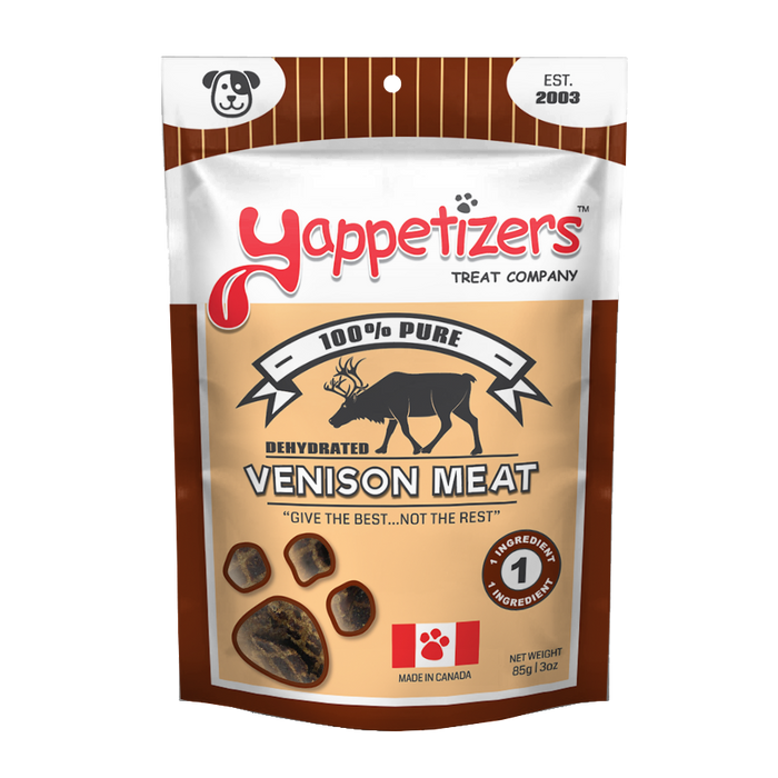 Yappetizers Venison Dehydrated Treat
