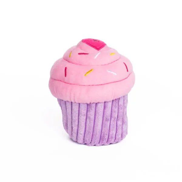 Zippy Paws Cupcake Dog Toy - Pink