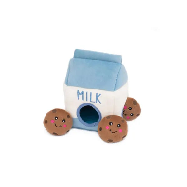 Zippy Paws Milk and Cookies Dog Toy