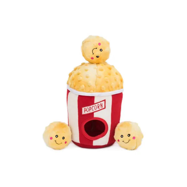 Zippy Paws Popcorn Bucket Dog Toy