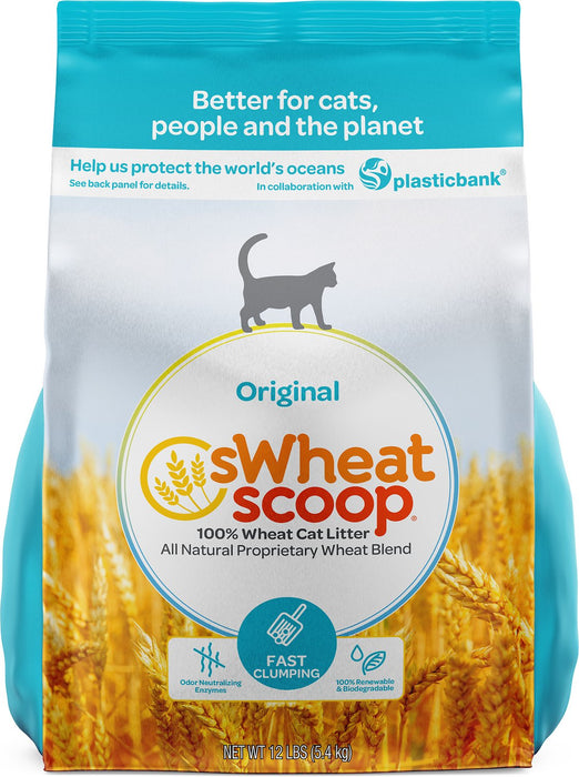 sWheat Scoop Fast Clumping Cat Litter
